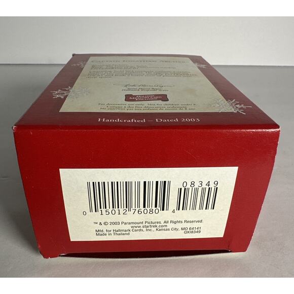 Hallmark Keepsake Ornament Star Trek Enterprise Captain Jonathan Archer 2003 - Picture 6 of 6